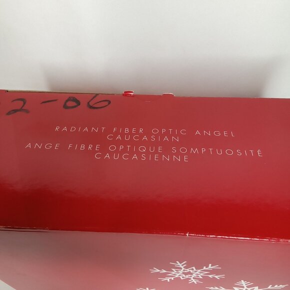 Christmas Tree Topper With Original Box Radiant Fiber Optic Angel Avon 2006 - Picture 13 of 16